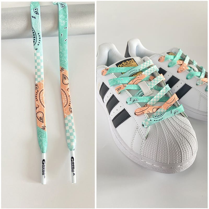 Шнурки Gorilla Guard Adidas Mint Patchwork Laces
