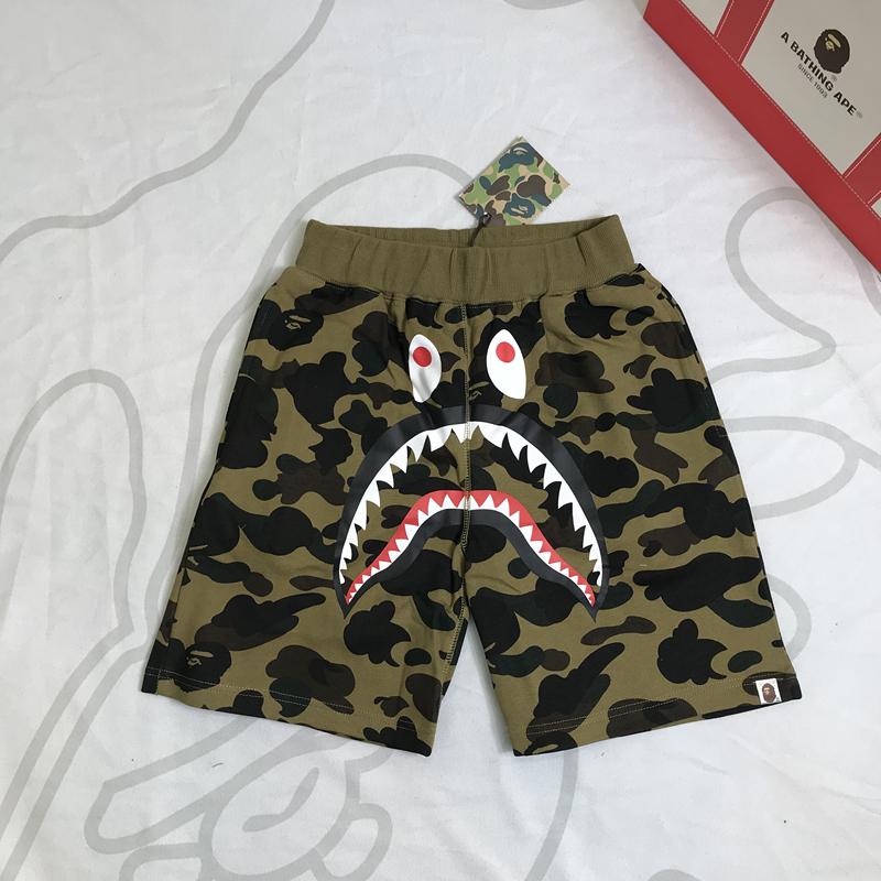 Спортивные шорты BAPE 1st Camo Shark Sweat Shorts Green