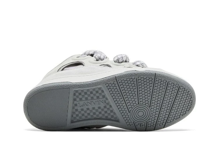 Кроссовки Lanvin Curb Sneakers 'Snake Laces - White Grey'