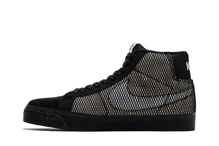 Кроссовки Nike Zoom Blazer Mid Premium SB 'Black Netting'