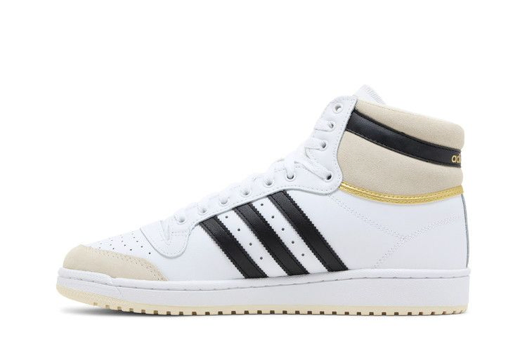 Кроссовки adidas Top Ten High 'White Black Gold'