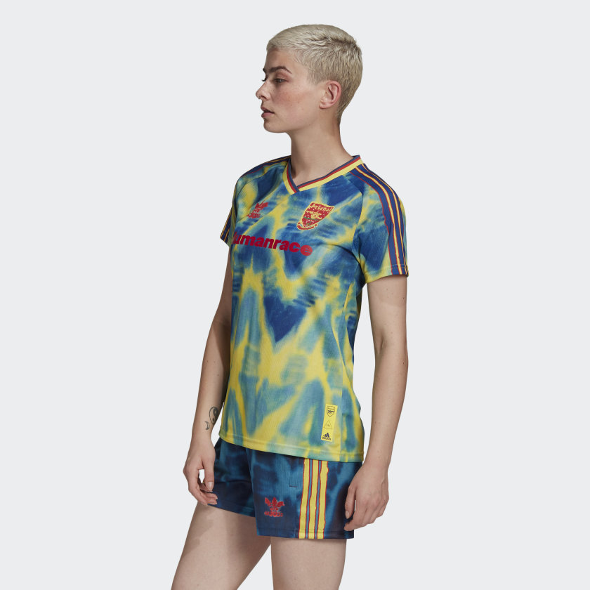 Джерси adidas Arsenal Human Race Womens Jersey Eqt Yellow/Collegiate Navy