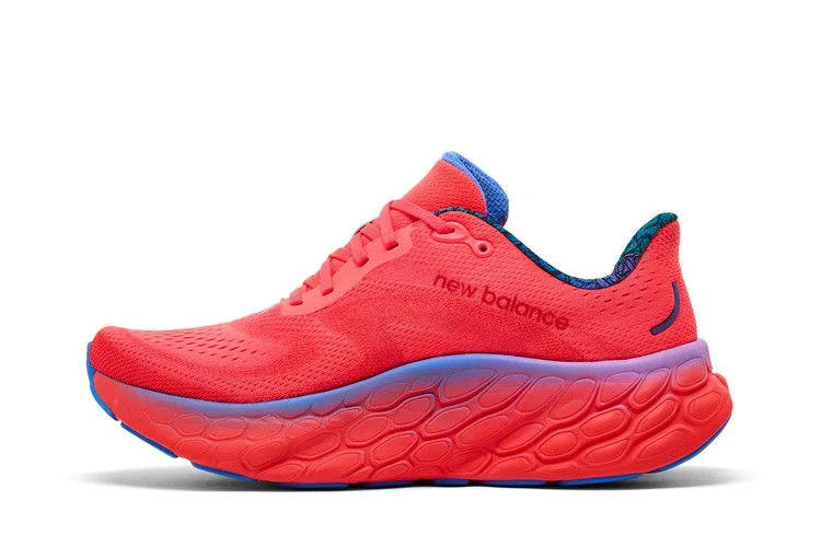 Кроссовки New Balance Fresh Foam X More v4 'Electric Red Bright Lapis'