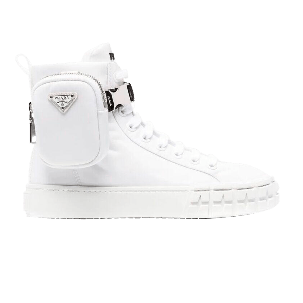 Кроссовки Prada Wmns Wheel Re-Nylon High 'White'
