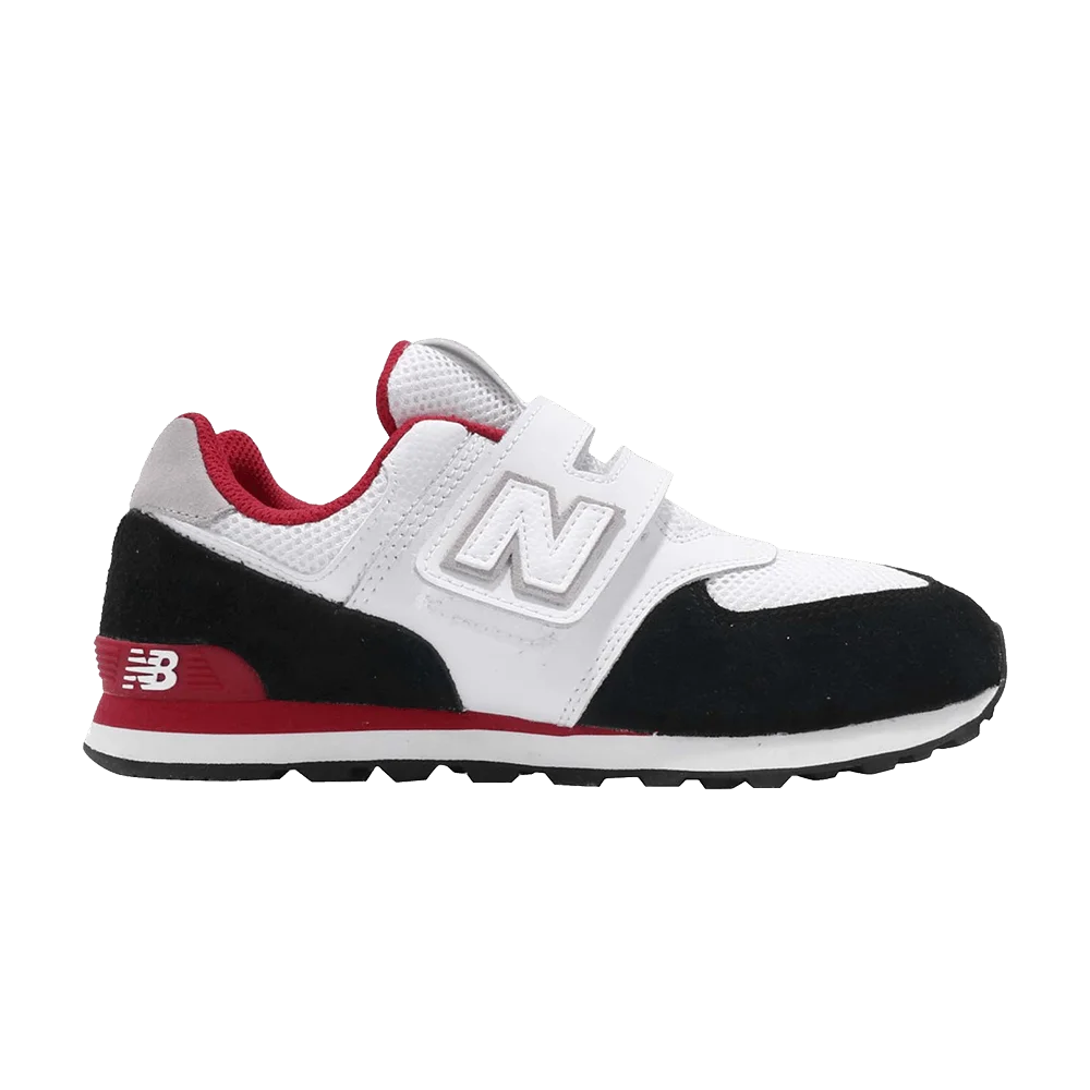 Krossovki-New-Balance-574-Kids-Wide-White-Black-Red