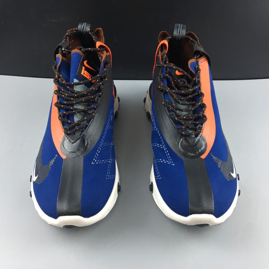 Кроссовки Nike React Runner Mid WR ISPA Blue Void Team Orange