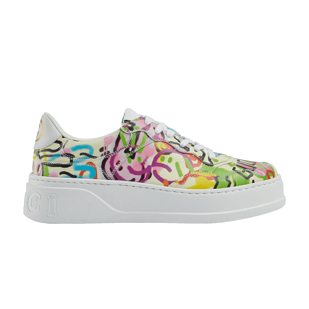 Кроссовки Gucci Platform Trainer 'Year of the Rabbit - Graffiti Print'