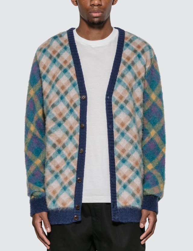 Кардиган Awake Mohair Cardigan Double Plaid