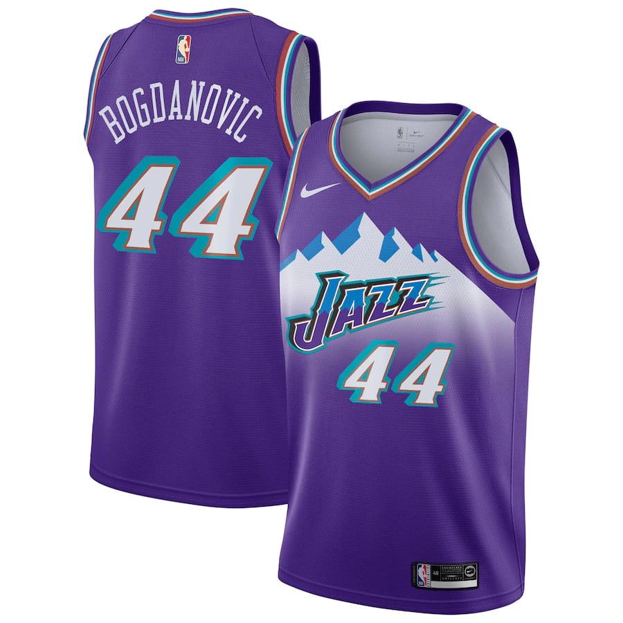 Баскетбольная джерси 2021-22 Utah Jazz #44 Bojan Bogdanovic Classic Edition Swingman Jersey