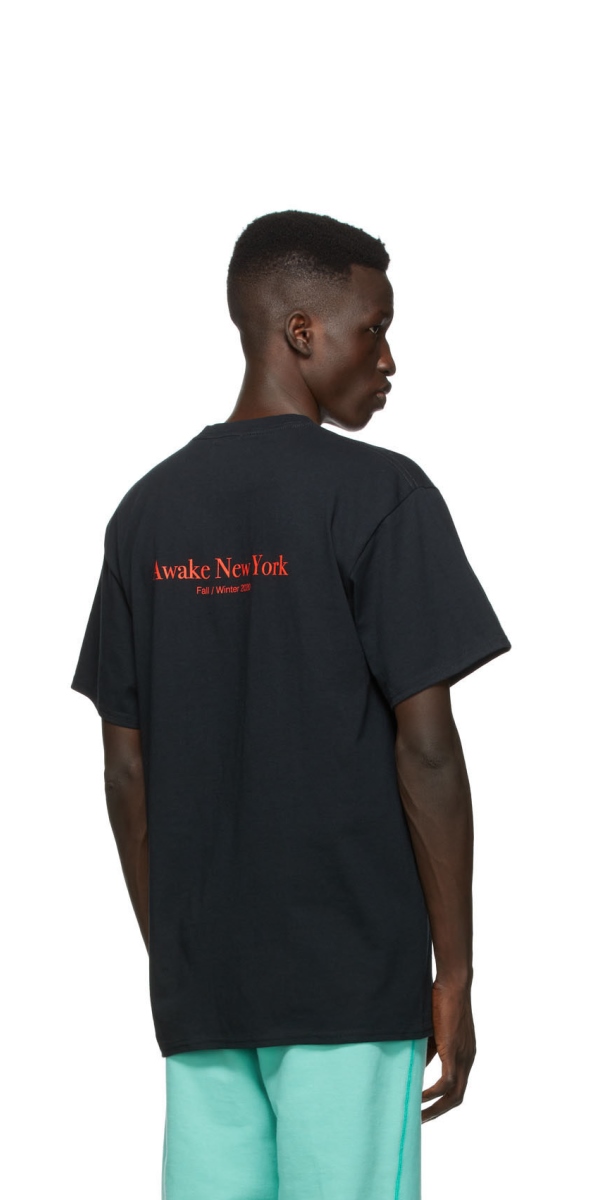 Футболка Awake Classic Outline Logo T-shirt Black