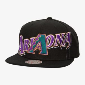 Mitchell-Ness-Black-Arizona-Diamondbacks-Day-4-Snapback-Hat-300x300