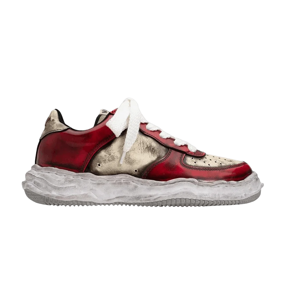 Krossovki-Maison-Mihara-Yasuhiro-Wayne-OG-Sole-Brushed-Patent-Low-Red
