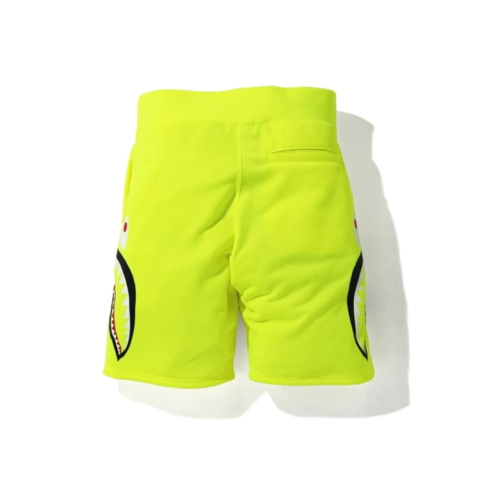 Спортивные шорты BAPE A Bathing Ape Neon Shark Sweat Shorts Yellow