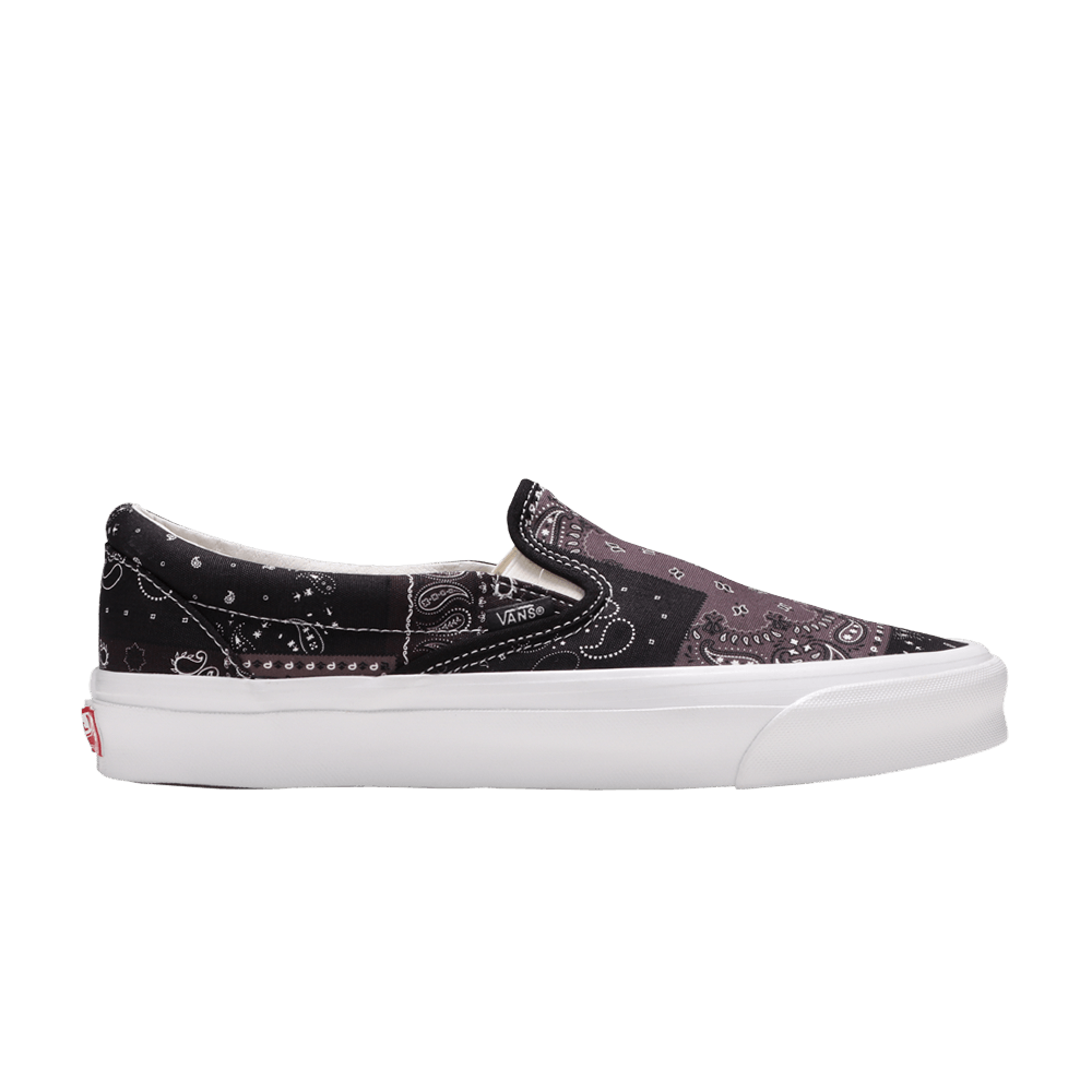 Кроссовки Vans Kith x Vault OG Classic Slip-On LX 'Bandana - Moonless Night'