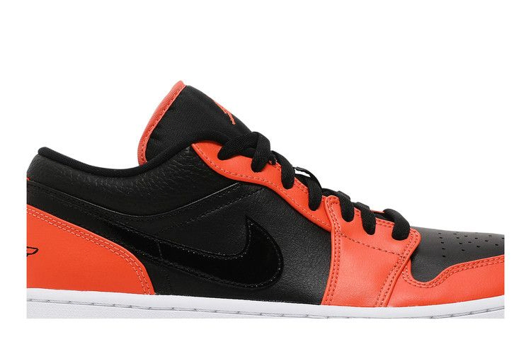 Кроссовки Air Jordan 1 Low SE 'Black Turf Orange'
