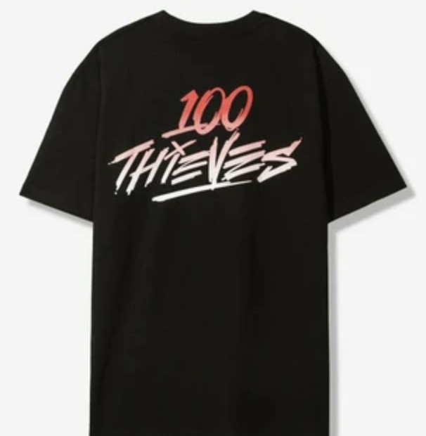 Футболка 100 Thieves Gradient T-shirt Black