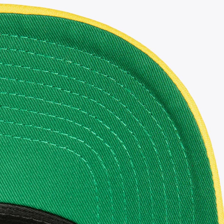 Бейсболка Mitchell & Ness Navy Michigan Wolverines Boom Text Pro Vintage Snapback Hat