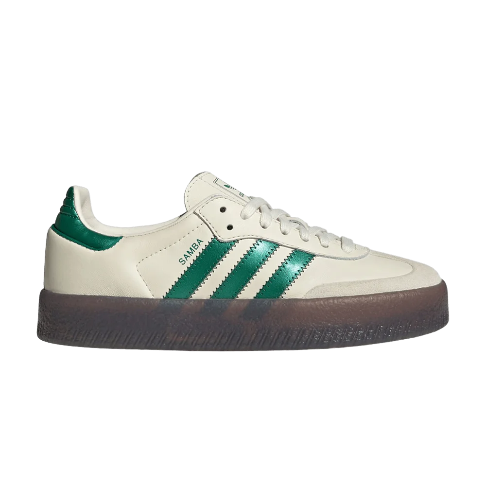 Krossovki-adidas-Wmns-Sambae-Cream-White-Bold-Green-Collegiate-Green