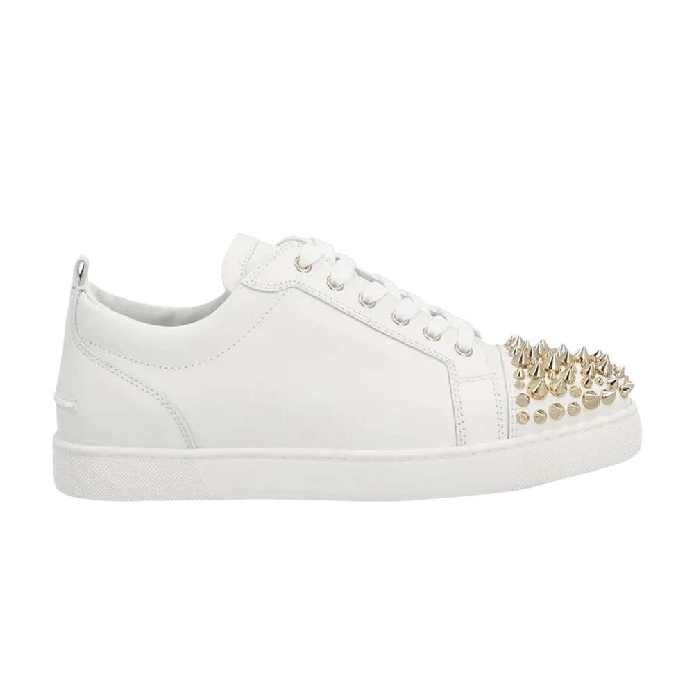 Krossovki-Christian-Louboutin-Louis-Junior-Spikes-White-Gold-Spikes