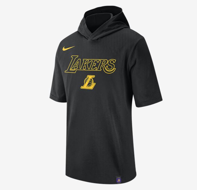 Худи 2020 Nike Men's NBA LA Lakers Hooded T-Shirt