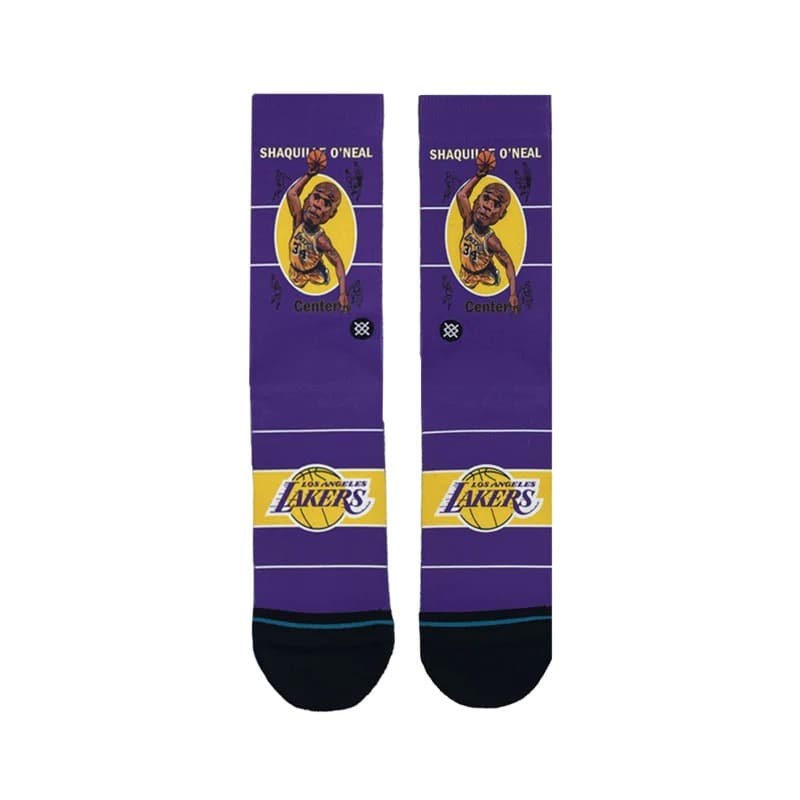 Спортивные носки Shaquille O’Neal Los Angeles Lakers Retro Big Head NBA Socks