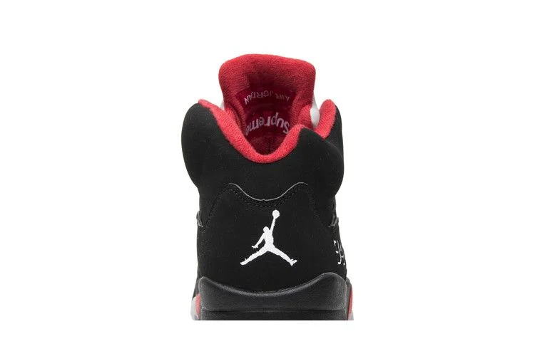 Кроссовки Supreme x Air Jordan 5 Retro 'Black'