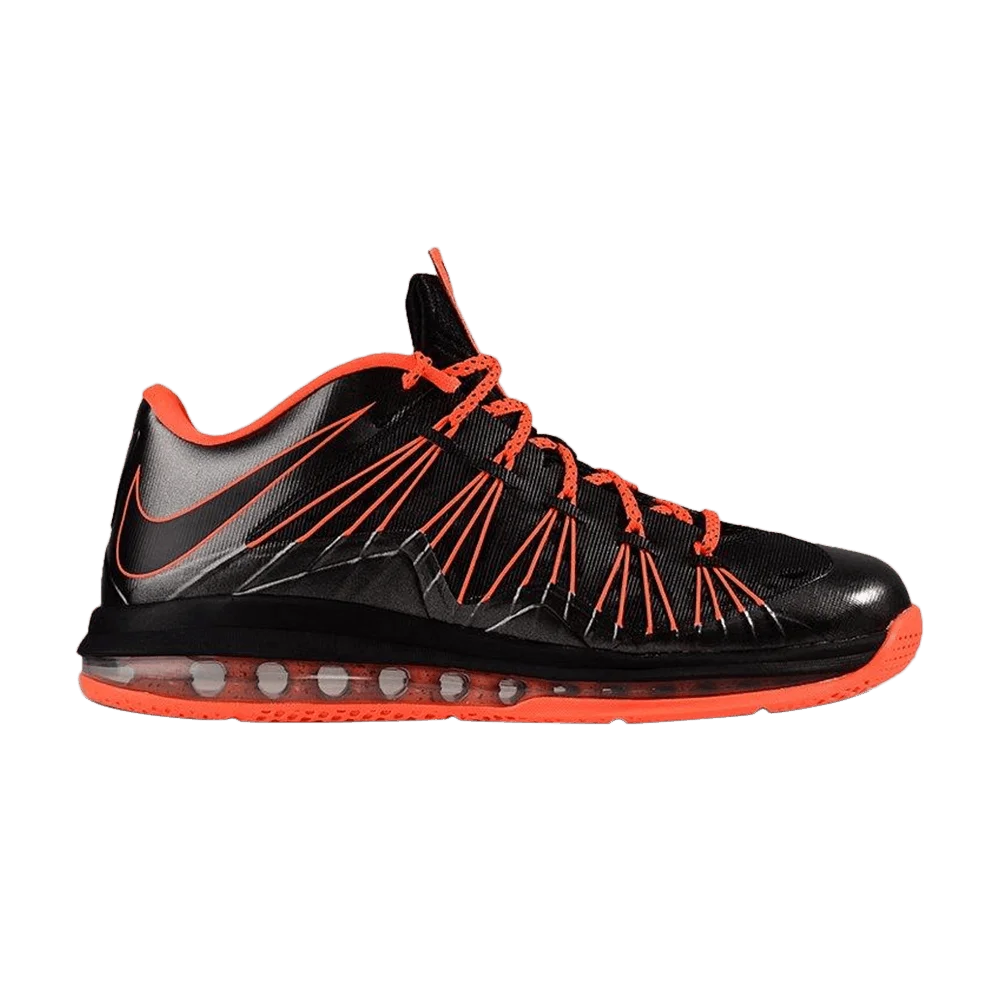Krossovki-Nike-Air-Max-LeBron-10-Low-Black-Total-Crimson
