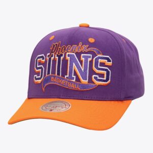 Mitchell-Ness-Purple-Phoenix-Suns-Block-Sweep-Pro-Adjustable-Hat-300x300