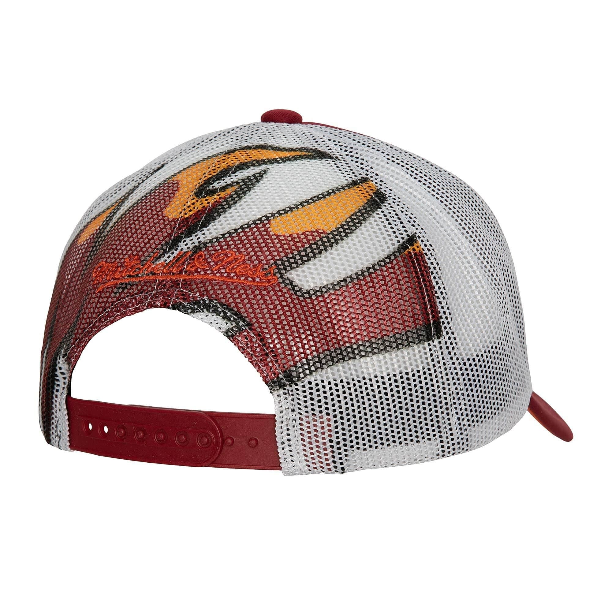 Бейсболка Mitchell & Ness Off The Backboard Trucker Snapback HWC Miami Heat Hat