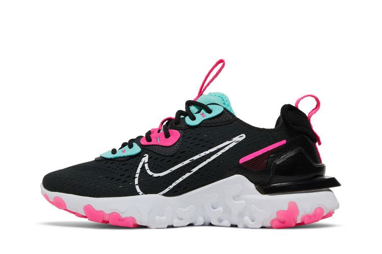 Кроссовки Nike Wmns React Vision 'Dark Smoke Grey Pink Blast'