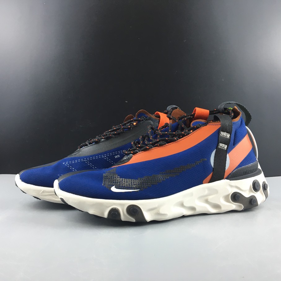 Кроссовки Nike React Runner Mid WR ISPA Blue Void Team Orange