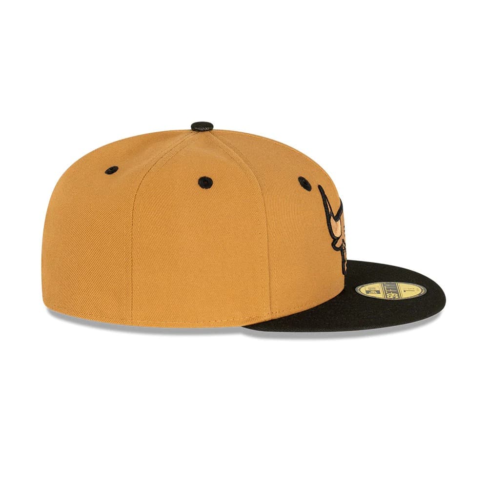 Бейсболка New Era Chicago Bulls Wheat 59FIFTY NBA Fitted Hat