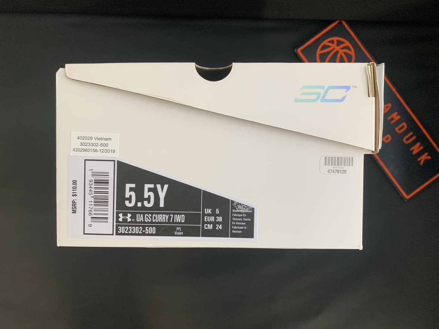Кроссовки Under Armour Curry 7 GS International Women’s Day