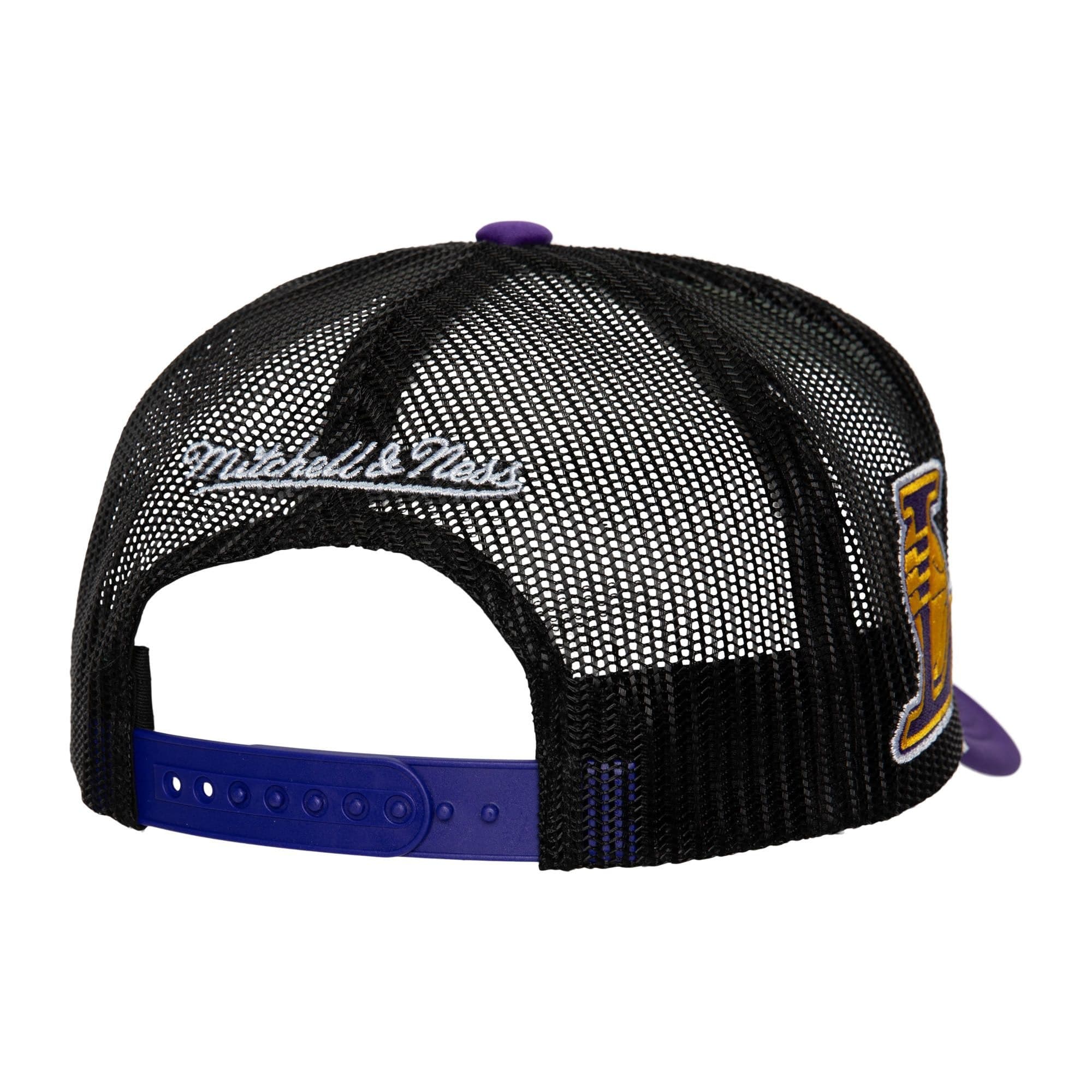 Бейсболка Mitchell & Ness Blocker Trucker Los Angeles Lakers Hat