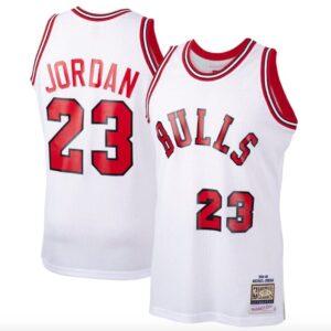1984-85-Chicago-Bulls-23-Michael-Jordan-Mitchell-Ness-Rookie-Authentic-White-Jersey-1-300x300