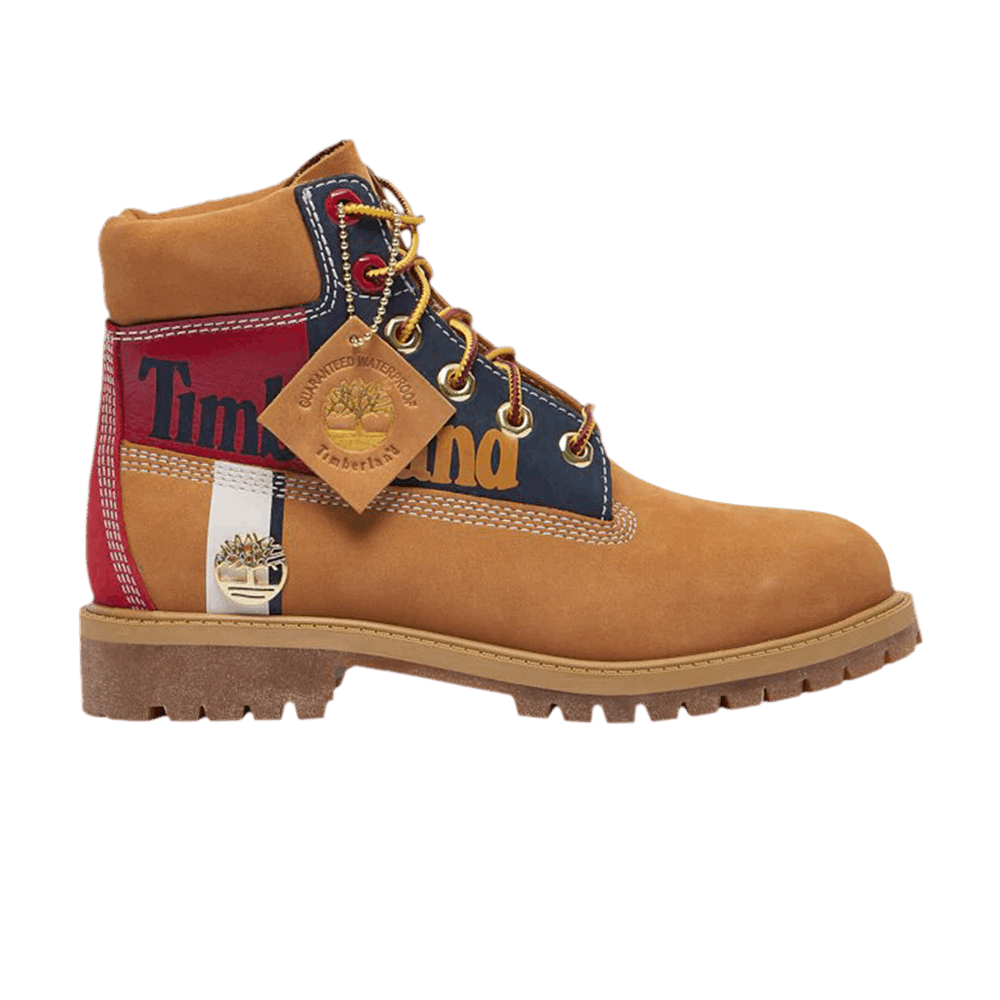 Кроссовки Timberland 6 Inch Premium Waterproof Boot Junior 'Patch Logo - Wheat'
