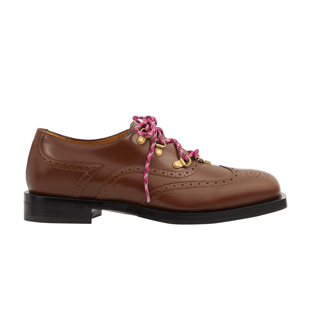 Кроссовки Gucci Brogue Detail Lace Up 'Brown'