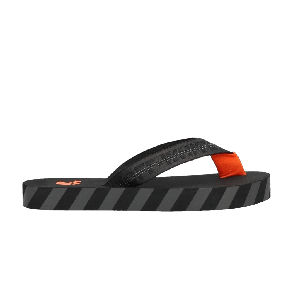 Кроссовки Off-White Flip Flops 'Logo Tape - Black'