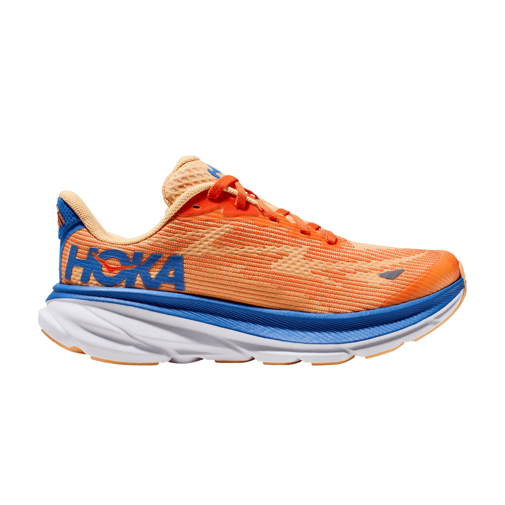 Кроссовки HOKA Clifton 9 Kids 'Vibrant Orange Impala'