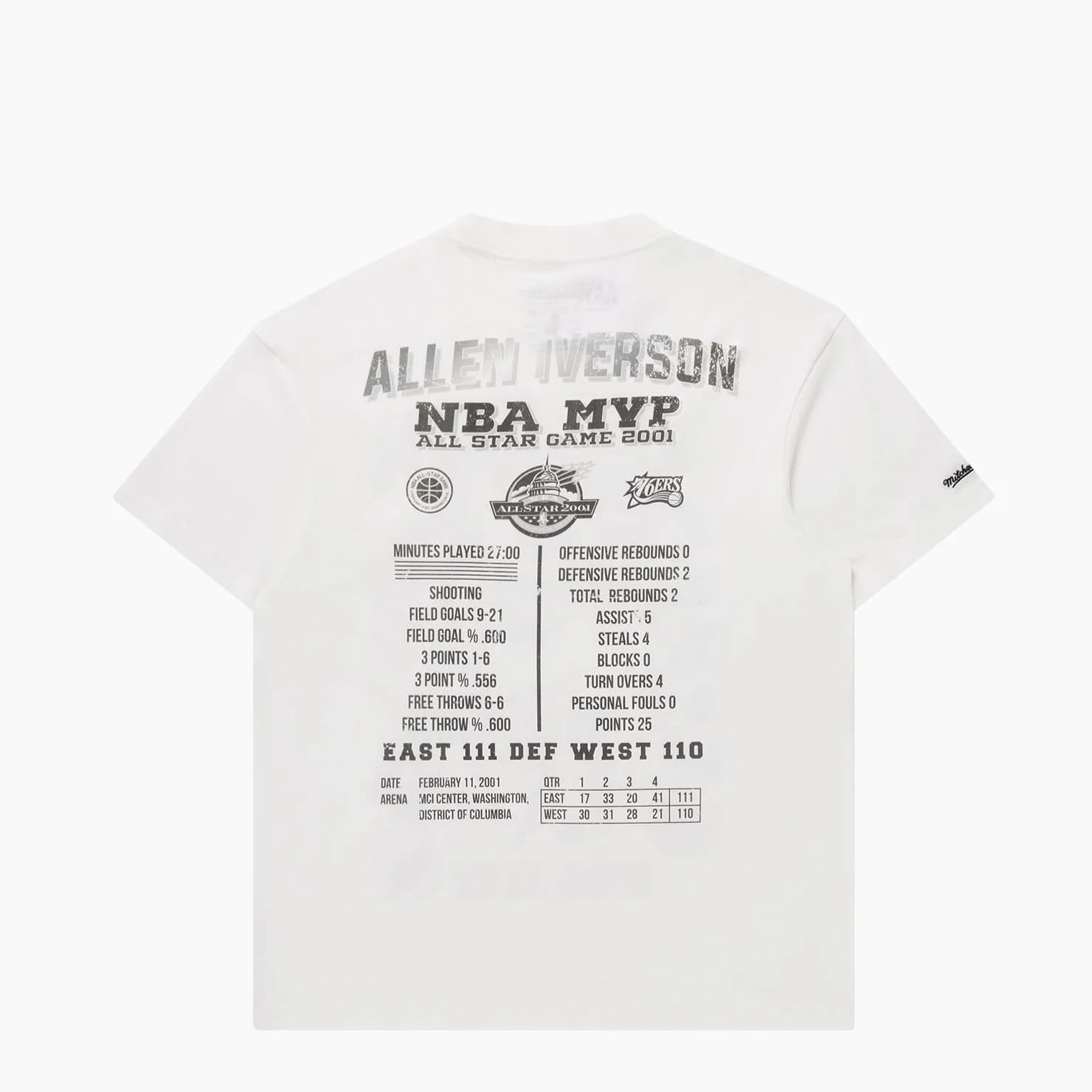 Футболка Mitchell & Ness Allen Iverson Philadelphia 76ers MVP NBA T-Shirt