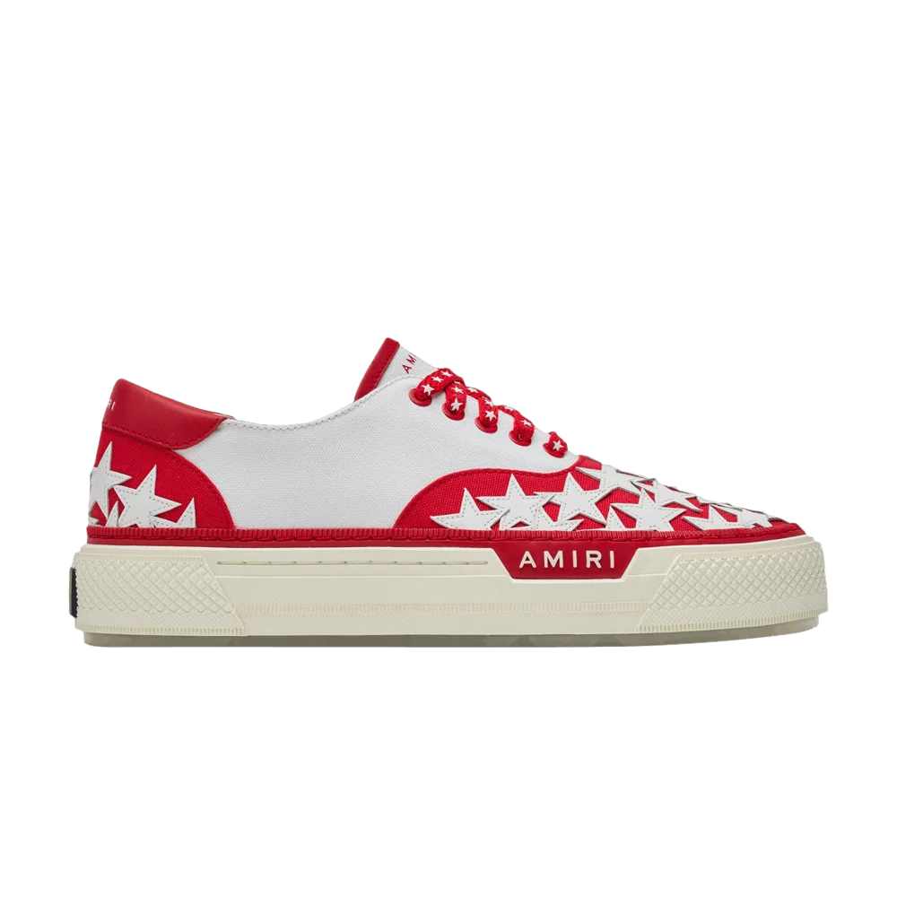 Krossovki-Amiri-Stars-Court-White-Red