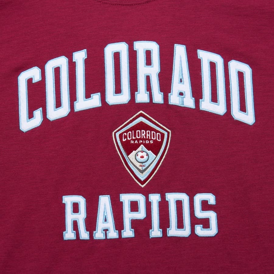 Футболка Mitchell & Ness Burgundy Colorado Rapids Legendary Current Slub T-Shirt