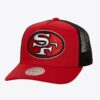 Mitchell-Ness-Scarlet-San-Francisco-49ers-Core-Trucker-Snapback-Hat-100x100