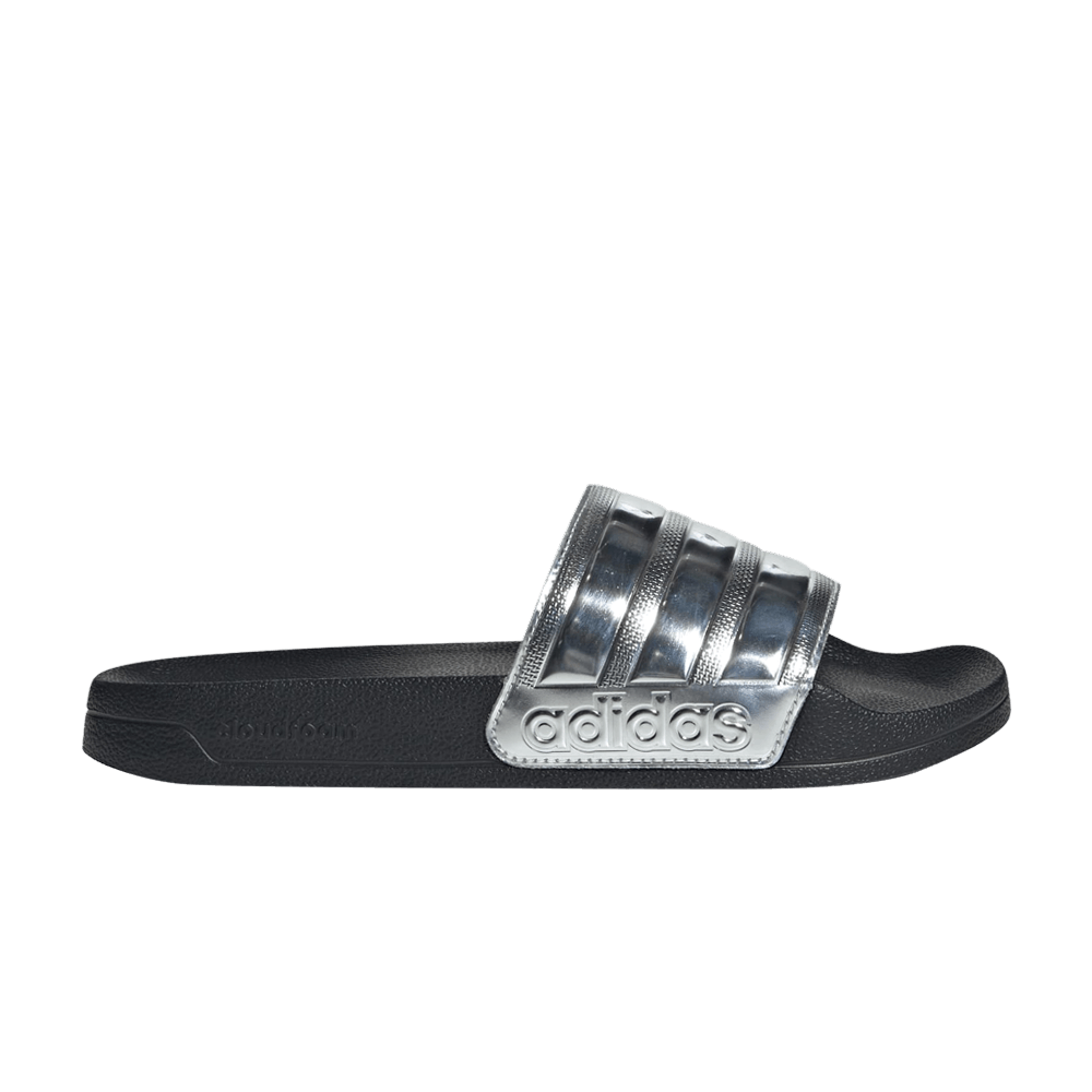 adidas Adilette Shower Slide 'Silver Metallic'