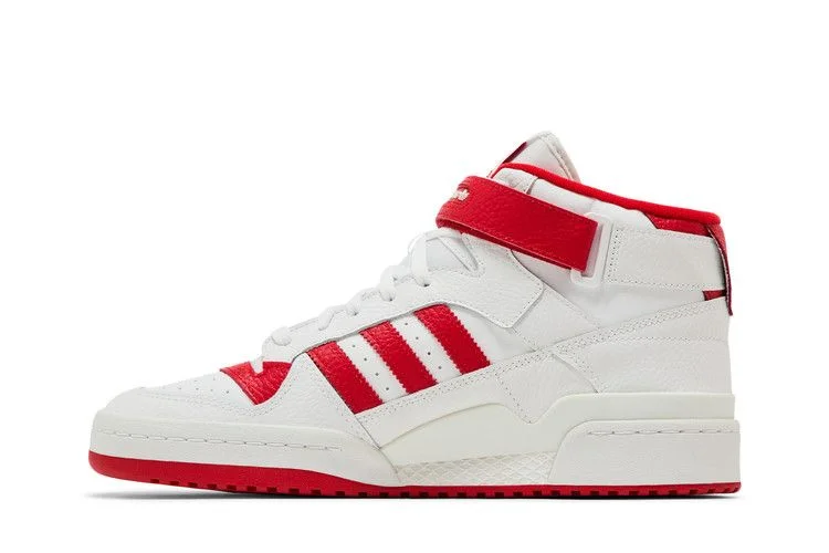 Кроссовки adidas Forum Mid 'White Vivid Red'