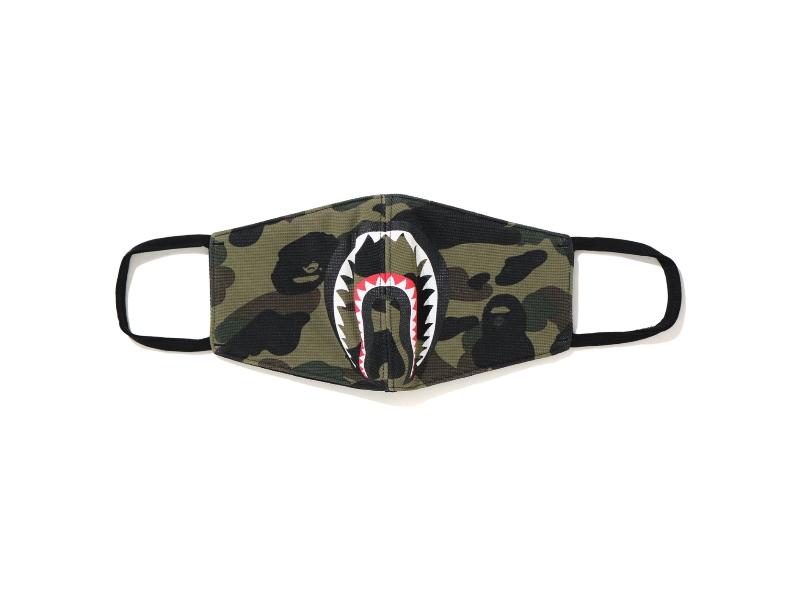 Маска BAPE 1st Camo Shark Face Mask (FW19) Green