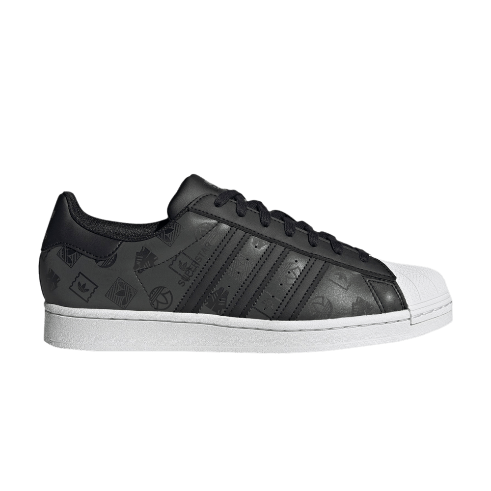 Кроссовки Adidas Superstar 'Monogram Logo - Black'