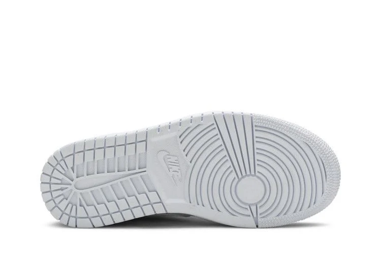 Кроссовки Wmns Air Jordan 1 Mid 'White Snakeskin'