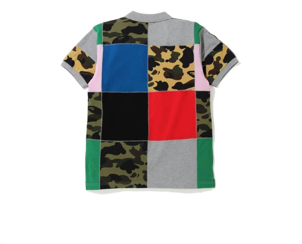 Поло BAPE Patchwork Polo Multi