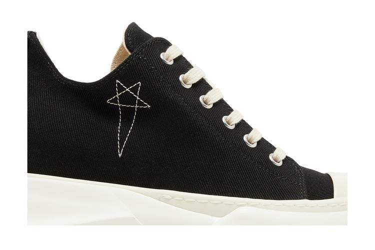 Кроссовки Rick Owens Wmns EDFU DRKSHDW Pentagram Embroidery Abstract Low 'Black Milk'